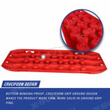 darrahopens Auto Accessories > Auto Accessories Others X-BULL Recovery tracks Sand Trucks Offroad With 4PCS Mounting Pins 4WD Gen 2.0- red