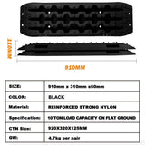 darrahopens Auto Accessories > Auto Accessories Others X-BULL Recovery tracks Sand Trucks Offroad With 4PCS Mounting Pins 4WDGen 2.0 - Black