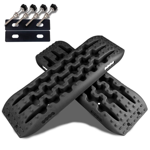 darrahopens Auto Accessories > Auto Accessories Others X-BULL Recovery tracks Sand Trucks Offroad With 4PCS Mounting Pins 4WDGen 2.0 - Black