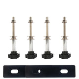 darrahopens Auto Accessories > Auto Accessories Others X-BULL Tracks Fixing Pins Mounting Kit Holders Roof Rack Mount Bracket 4WD 4x4
