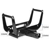 darrahopens Auto Accessories > Auto Accessories Others X-BULL Winch Cradle Mounting Plate Bracket Foldable Steel Bar Truck Trailer 4WD Universal For 9000 10000 12000 13000 14500LBS winch