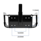darrahopens Auto Accessories > Auto Accessories Others X-BULL Winch Cradle Mounting Plate Bracket Foldable Steel Bar Truck Trailer 4WD Universal For 9000 10000 12000 13000 14500LBS winch