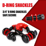 darrahopens Auto Accessories > Auto Accessories Others X-BULL Winch Recovery Kit 13PCS Recovery tracks /Snatch Strap Off Road 4X4