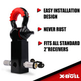 darrahopens Auto Accessories > Auto Accessories Others X-BULL Winch Recovery Kit 13PCS Recovery tracks /Snatch Strap Off Road 4X4