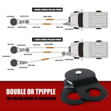darrahopens Auto Accessories > Auto Accessories Others X-BULL Winch Recovery Kit Recovery tracks /Snatch Strap Off Road 4WD orange