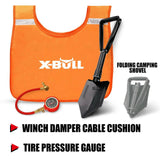darrahopens Auto Accessories > Auto Accessories Others X-BULL Winch Recovery Kit Recovery tracks /Snatch Strap Off Road 4WD orange