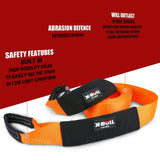darrahopens Auto Accessories > Auto Accessories Others X-BULL Winch Recovery Kit Recovery tracks /Snatch Strap Off Road 4WD orange