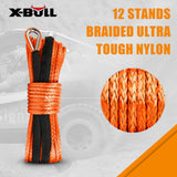 darrahopens Auto Accessories > Auto Accessories Others X-BULL Winch Rope Dyneema Synthetic Rope 5.5mm x 13m Tow Recovery Offroad 4wd