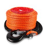 Darrahopens Auto Accessories > Auto Accessories Others ZESUPER Winch Rope 9.5MM X 30M Dyneema SK75 Hook Synthetic Car Tow Recovery Cable Hook