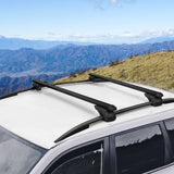 darrahopens Auto Accessories > Cross Bar Universal Car Roof Rack 1080mm Cross Bars Aluminium Black Adjustable  Car 90kgs load Carrier