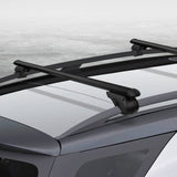 darrahopens Auto Accessories > Cross Bar Universal Car Roof Rack 1080mm Cross Bars Aluminium Black Adjustable  Car 90kgs load Carrier