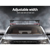 darrahopens Auto Accessories > Cross Bar Universal Car Roof Rack 1080mm Cross Bars Aluminium Black Adjustable  Car 90kgs load Carrier
