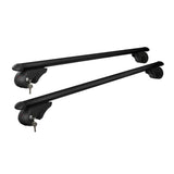 darrahopens Auto Accessories > Cross Bar Universal Car Roof Rack 1080mm Cross Bars Aluminium Black Adjustable  Car 90kgs load Carrier