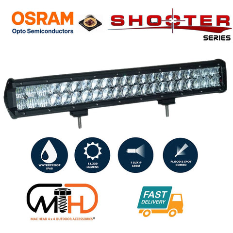 darrahopens Auto Accessories > Lights 20inch Osram LED Light Bar 5D 126w Sopt Flood Combo Beam Work Driving Lamp 4wd