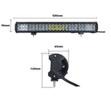 darrahopens Auto Accessories > Lights 23inch Osram LED Light Bar 5D 144w Sopt Flood Combo Beam Work Driving Lamp 4wd