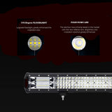darrahopens Auto Accessories > Lights 28 inch Philips LED Light Bar Quad Row Combo Beam 4x4 Work Driving Lamp 4wd