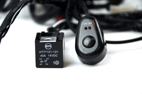 darrahopens Auto Accessories > Lights 2way LED Universal Driving light Wiring Loom Harness 12V 24V 40A Relay Switch