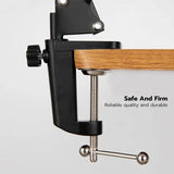 Darrahopens Auto Accessories > Lights GOMINIMO LED Swing Arm Desk Lamp with Clamp (Black) GO-SDL-100-PR