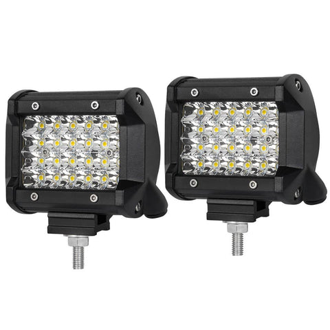 darrahopens Auto Accessories > Lights Pair 4 inch Spot LED Work Light Bar Philips Quad Row 4WD 4X4 Car Reverse Driving