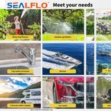 Darrahopens Auto Accessories > Tools 12V SEALFLO Water Pump High Pressure Self-priming rv Camping Boat 70PSI 11.3L/M