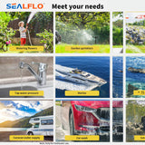 Darrahopens Auto Accessories > Tools 12V SEALFLO Water Pump High Pressure Self-priming rv Camping Boat 70PSI 11.3L/M
