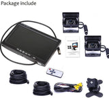 Darrahopens Auto Accessories > Tools 7 inch Monitor Reversing Camera Night Vision Car Rear View Kit For Truck Caravan
