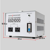 darrahopens Auto Accessories > Tools GENPOWER 1000W Step Down Transformer 240v-110v Stepdown Voltage Converter AU-US
