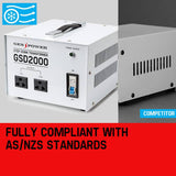 darrahopens Auto Accessories > Tools Genpower 2000W Step Down Transformer 240V-110V Stepdown Voltage Converter AU-US