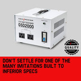 darrahopens Auto Accessories > Tools Genpower 2000W Step Down Transformer 240V-110V Stepdown Voltage Converter AU-US