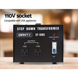 darrahopens Auto Accessories > Tools Giantz 1000 Watt Step Down Transformer