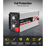 darrahopens Auto Accessories > Tools Giantz Power Inverter 3000W or 6000W Pure Sine Wave 12V-240V Camping Boat Caravan