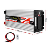 darrahopens Auto Accessories > Tools Giantz Power Inverter 3000W or 6000W Pure Sine Wave 12V-240V Camping Boat Caravan