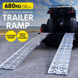 Darrahopens Auto Accessories > Tools Kartrite 2x Aluminium Folding Loading Ramps ATV Motorbike