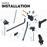 Darrahopens Auto Accessories > Tools Weight Distribution Hitch System Load Leveller Caravan Anti Sway Bars 800Lb