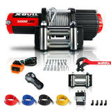 darrahopens Auto Accessories > Winches X-BULL Electric Winch 12V 5000LBS Wireless 15.2M Steel Cable ATV UTV 4WD Boat