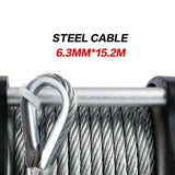 darrahopens Auto Accessories > Winches X-BULL Electric Winch 12V 5000LBS Wireless 15.2M Steel Cable ATV UTV 4WD Boat