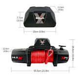 darrahopens Auto Accessories > Winches X-BULL Electric Winch 12V Synthetic Rope Wireless 14500LB Remote 4X4 4WD Boat