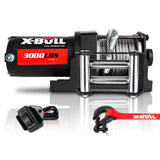 darrahopens Auto Accessories > Winches X-BULL Electric Winch 3000lbs/1360kg Wireless 12V Steel Cable ATV 4WD BOAT 4X4