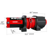 darrahopens Auto Accessories > Winches X-BULL Electric Winch 5000LBS 12V 15.2M Synthetic Rope Wireless ATV UTV 4WD Boat