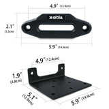 darrahopens Auto Accessories > Winches X-BULL Electric Winch 5000LBS 12V 15.2M Synthetic Rope Wireless ATV UTV 4WD Boat