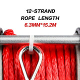 darrahopens Auto Accessories > Winches X-BULL Electric Winch 5000LBS 12V 15.2M Synthetic Rope Wireless ATV UTV 4WD Boat