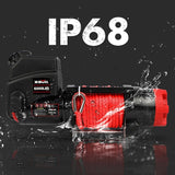 Darrahopens Auto Accessories > Winches X-BULL Electric Winch 6000LBS 12V BOAT Synthetic Rope Wireless Remote 4WD ATV UTV