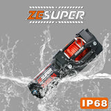 Darrahopens Auto Accessories > Winches ZESUPER 12V Winch 3500LBS Electric Winch ATV Winch Synthetic Rope Trailer BOAT