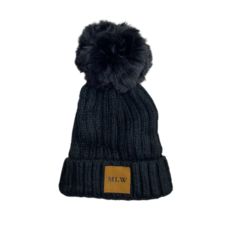 MLW By Design - Luxe Knit Beanie | Black - Darrahopens