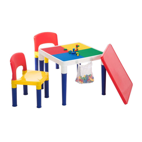 darrahopens Baby & Kids > Kid's Furniture 2-in-1 Building Blocks Table
