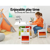 Darrahopens Baby & Kids > Kid's Furniture Keezi 3 PCS Kids Table and Chairs Set Children Furniture Play Toys Storage Box