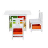 Darrahopens Baby & Kids > Kid's Furniture Keezi 3 PCS Kids Table and Chairs Set Children Furniture Play Toys Storage Box