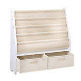 darrahopens Baby & Kids > Kid's Furniture Keezi 4 tier Kids Bookshelf Wooden Bookcase Children Toy Organiser Display Rack