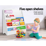 darrahopens Baby & Kids > Kid's Furniture Keezi 5 Tiers Kids Bookshelf Magazine Rack Shelf Organiser Bookcase Display
