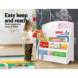 darrahopens Baby & Kids > Kid's Furniture Keezi 5 Tiers Kids Bookshelf Magazine Rack Shelf Organiser Bookcase Display
